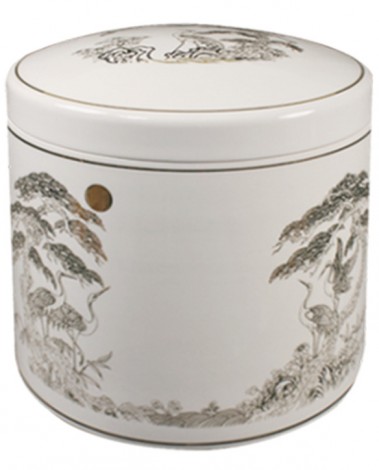 흰색송학원통-B09508