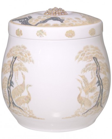 뉴크라운35 흰색송학자개-F16534